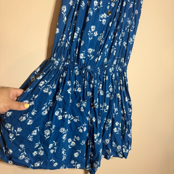 Kate Spade Blue Floral Romper - Picture 2 of 9